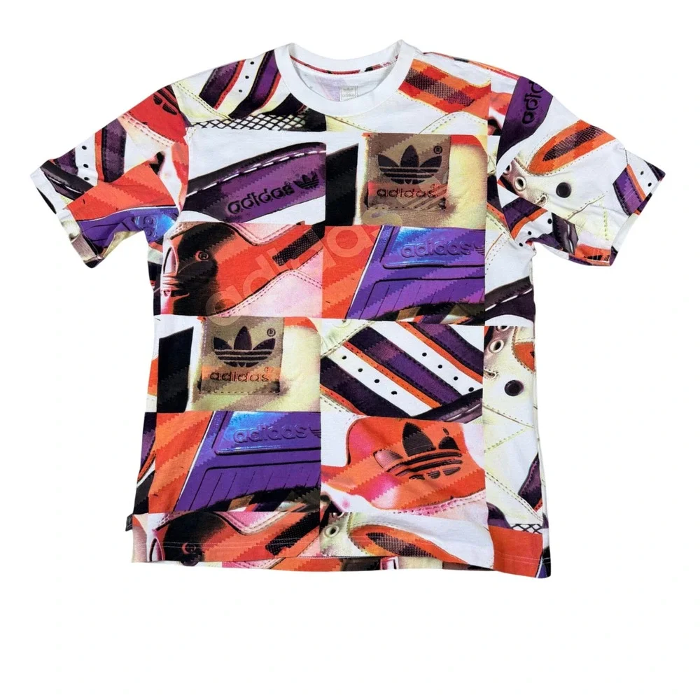 Adidas Originals Mens Years of Soles Sneaker Photo Print Graphic T-Shirt Large